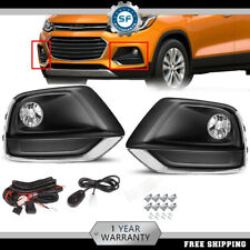 Kit de lâmpadas de faróis de neblina Chevy Trax lentes transparentes laterais esquerdo e direito 2017-2021 comprar usado  Enviando para Brazil