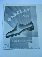 Publicité 1930 barclay d'occasion  Bourgoin-Jallieu