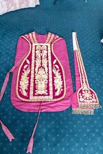 Traditional chasuble matching for sale  PRESTWICK