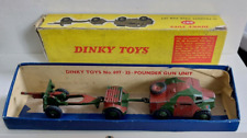 Dinky Toys - No. 697  -  25-POUNDER FIELD GUN SET  -ORIGINAL  BOX RE/PAINTED ., used for sale  Shipping to South Africa