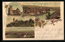 Lithograph Kempten, partial view by Lotterberg, Die Burghalde v. d. Boleite au , used for sale  Shipping to South Africa
