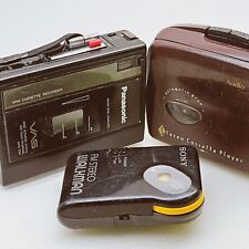 Reproductor de cassette personal walkman de 2 piezas de colección + 1 LOTE DE RADIO COMO PIEZAS segunda mano  Embacar hacia Argentina