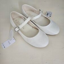 Girls ivory satin for sale  MAYFIELD