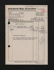 FRUTENHOF, Rechnung 1949, Friedrich Käs Gummiwaren-Grosshandlung comprar usado  Enviando para Brazil
