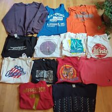 Lote com 13 camisetas vintage/gráficas camiseta regata atacado revendedor mix, usado comprar usado  Enviando para Brazil