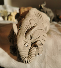 Elefant grau keramik gebraucht kaufen  Ohlstadt