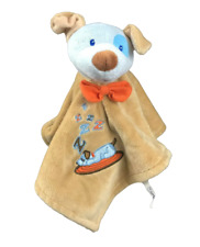 Usado, Mini cobertor de pelúcia Buba azul bronzeado marrom filhote cachorro bebê Lovey presente bebê comprar usado  Enviando para Brazil