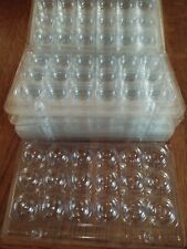 Lot 20 boîtes plastique pour 18  œufs de caille neuves emballage quail eggs box segunda mano  Embacar hacia Argentina