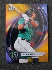 2022 Bowman Platinum Gold  /50 Cal Raleigh Rc Seattle Mariners for sale  Shipping to South Africa