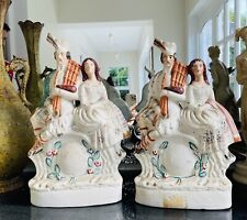 Pair large staffordshire for sale  NEWRY