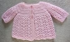 baby crochet matinee coats for sale  BROMSGROVE