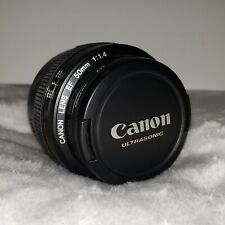 Usado, Lente ultrassônica Canon EF 50mm montagem EF F/1.4 para câmera Canon + filtro comprar usado  Enviando para Brazil