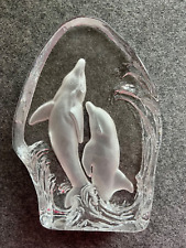 Bleikristall glasblock delfin gebraucht kaufen  , Katharinenthalerhof