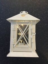 White metal lantern for sale  WOODHALL SPA