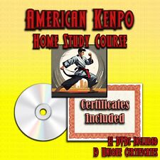 Curso de estudio en casa - Kenpo Karate americano (DVD + certificados), usado segunda mano  Embacar hacia Mexico