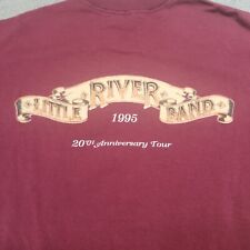 Camiseta de colección de punto único Little River Band gira de aniversario 1995 para hombre XL EE. UU. segunda mano  Embacar hacia Argentina