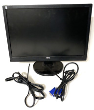 Monitor LCD AOC 919Vwa 19" widescreen áudio VGA DVI com adaptador CA e cabo de vídeo, usado comprar usado  Enviando para Brazil