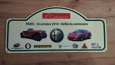 Plaque rallye automobile d'occasion  La Roche-sur-Yon