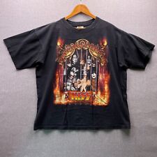 Camiseta gráfica vintage Kiss Psycho Circus Live 3D Tour masculina GG dupla face 98 comprar usado  Enviando para Brazil