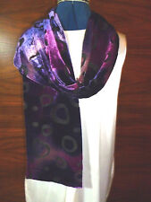 Velvet devore scarf for sale  LONDON