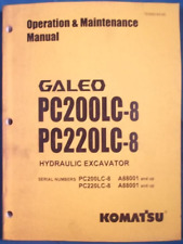 Usado, Manual de manutenção de operação de escavadeira KOMATSU PC200LC-8 PC220LC-8 S/N A88001-UP comprar usado  Enviando para Brazil