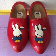 Miffy clogs red for sale  WARMINSTER