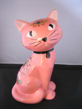 Handmade pottery cat for sale  Shipping to Ireland
