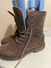 Timberland Boots Women’s Size UK 8M Brown Leather for sale  Shipping to South Africa