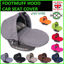HOOD FOOTMUFF Apron Wind Shield Canopy Shade BABY CAR SEAT COVER Colours for sale  Shipping to South Africa