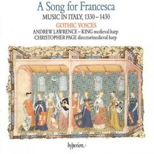 Gothic Voices : A Song for Francesca: Music in Italy, 1330-1430 CD (2022), used for sale  Shipping to South Africa