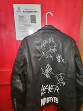 Slayer autographed leather for sale  Wilmington