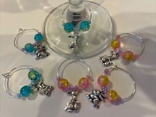 Wine glass charms for sale  Shipping to Ireland