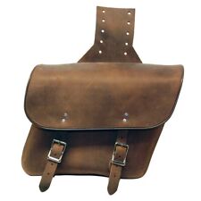 Saddlebag brown leather for sale  Hartland