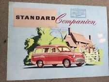 Standard companion brochure for sale  WEYMOUTH