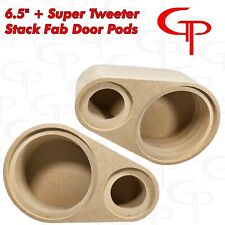 Suporte embutido 6,5 polegadas + Super Tweeter Stack Fab Door Pods gabinete 1 par de anéis comprar usado  Enviando para Brazil