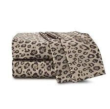 Conjunto de lençóis Martex Elegance cetim luxo tamanho queen marrom estampa de leopardo comprar usado  Enviando para Brazil