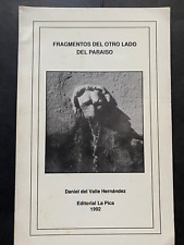 1992, FRAGMENTOS DEL OTRO LADO DEL PARAÍSO, Daniel Del Valle Hernández, 61pgs segunda mano  Embacar hacia Argentina