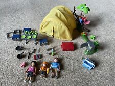 Playmobil camping bundle for sale  KILMARNOCK