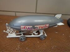 Vintage ABCD TV Blimp with Trolley Trailer Toy - Processed Plastics, used for sale  Shipping to South Africa