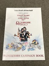 Octopussy"" Libro de prensa de la campaña de expositores del Reino Unido James Bond 007, usado segunda mano  Embacar hacia Argentina