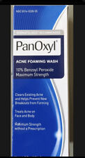 PanOxyl espuma para el acné lavado 10% peróxido de benzoilo resistencia máxima 5,5 oz, usado segunda mano  Embacar hacia Argentina