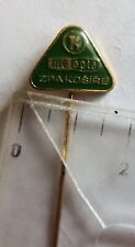 Używany, Meopta crest vintage badge stick przypinka anplacknadel green na sprzedaż  PL