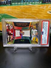 JOE MONTANA BRETT FAVRE PSA AUTÊNTICO 2005 DECK SUPERIOR REQUINTADO PATCH DUPLO /25, usado comprar usado  Enviando para Brazil