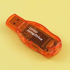 Vintage Lexar JumpDrive 128MB USB 1.1 Flash Drive Thumb Drive Translucent Orange for sale  Shipping to South Africa