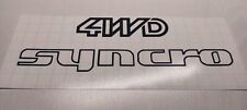 4wd syncro sticker for sale  Shipping to Ireland