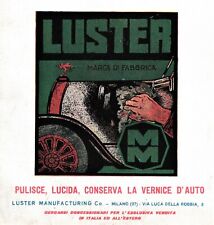 Pubblicita 1924 luster usato  Biella