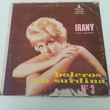 IRANY E Seu Conjunto Boleros Em Surdina No. LP de vinil 3 1959 Odeon Latin Tango comprar usado  Enviando para Brazil