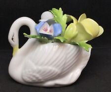 Swan flowers porcelain for sale  Philadelphia