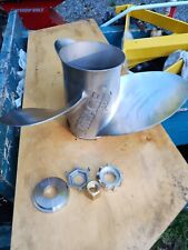 Mercury Quicksilver Mirage Prop 48 18278 17P Stainless Steel Propeller & Nut Etc for sale  Shipping to South Africa