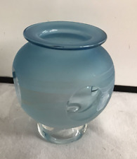 studio glass vase for sale  THETFORD